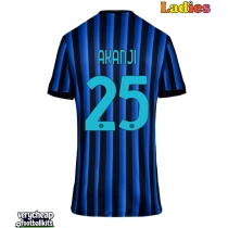 Inter Milan Manuel Akanji #25 Replica Home Shirt Ladies 2025-26 Short Sleeve